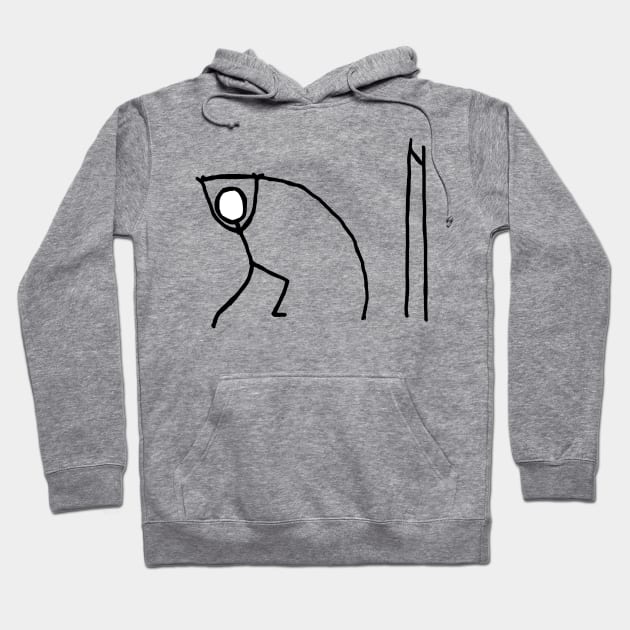 Pole Vaulting Hoodie by Mark Ewbie